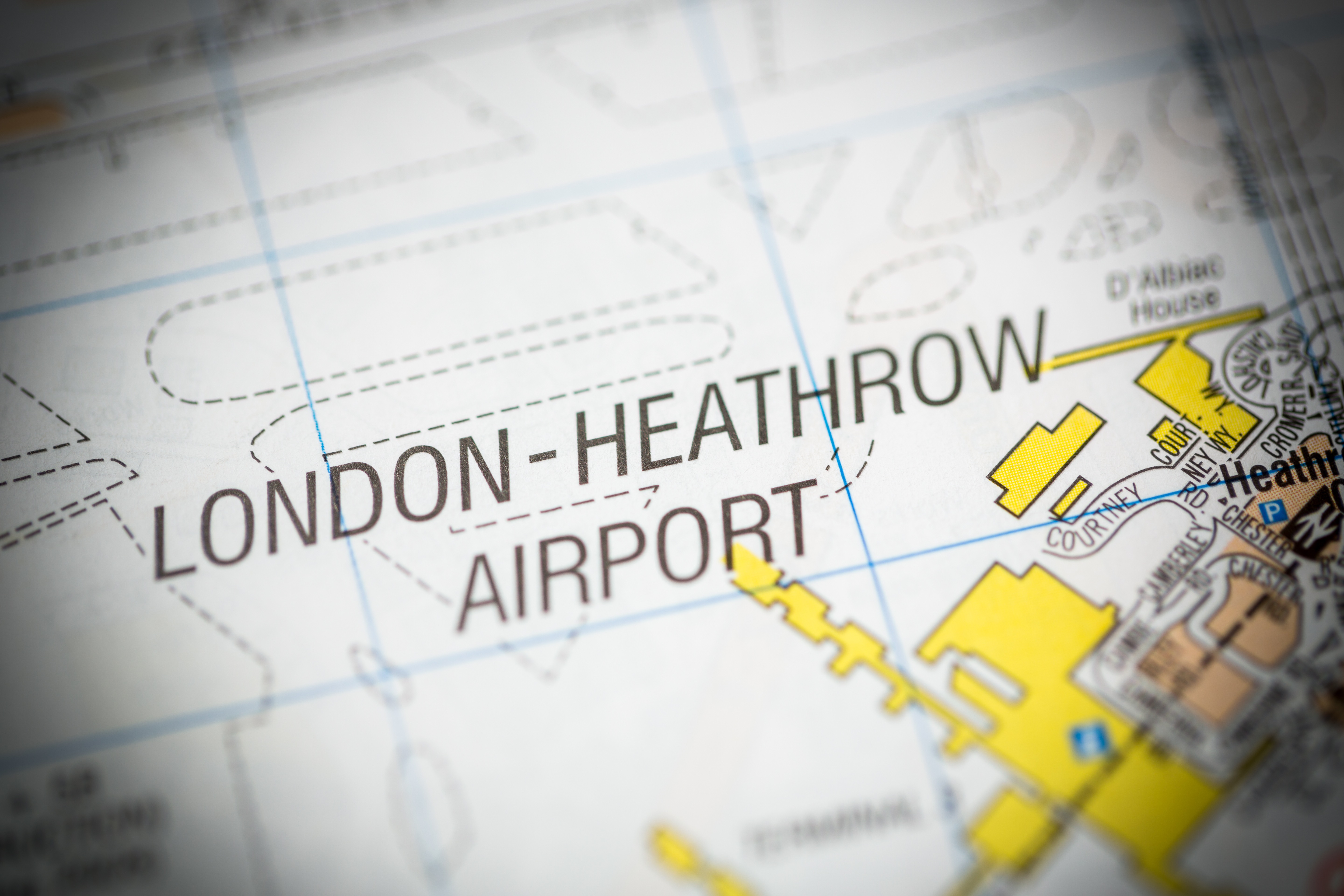 Heathrow map