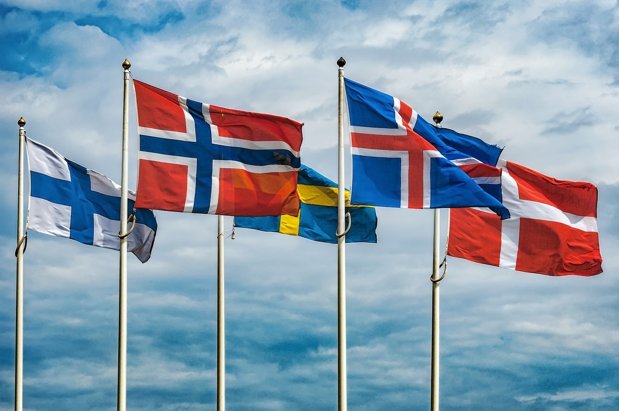 Nordics flags